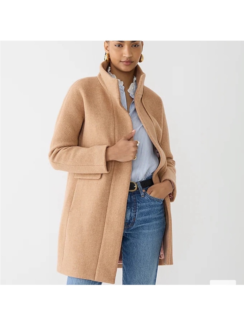 J. Crew City Jacket in Tan Size 8